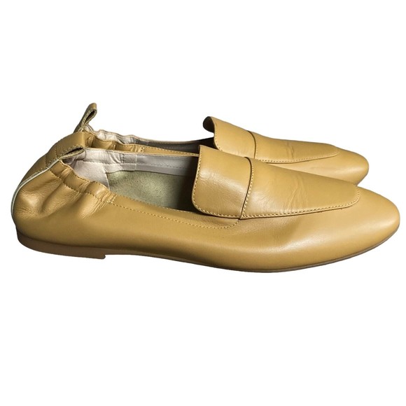 Everlane Womens Size 9.5 The Day Driver Oxfords Loafers Flats Mustard Yellow